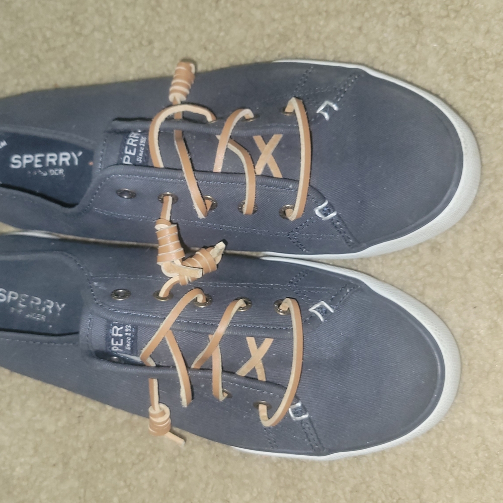 Sperry Gray Canvas Sneakers